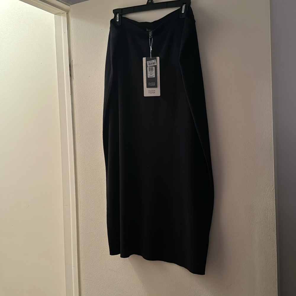 Black Eileen Fisher Pencil Skirt NWT